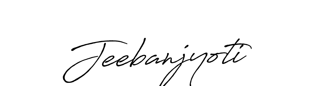 Make a beautiful signature design for name Jeebanjyoti. With this signature (Antro_Vectra_Bolder) style, you can create a handwritten signature for free. Jeebanjyoti signature style 7 images and pictures png