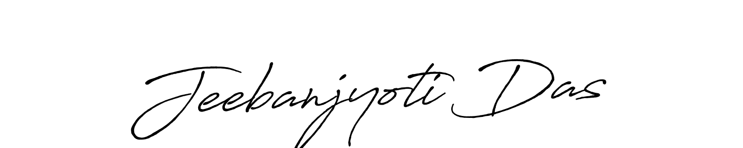 Create a beautiful signature design for name Jeebanjyoti Das. With this signature (Antro_Vectra_Bolder) fonts, you can make a handwritten signature for free. Jeebanjyoti Das signature style 7 images and pictures png