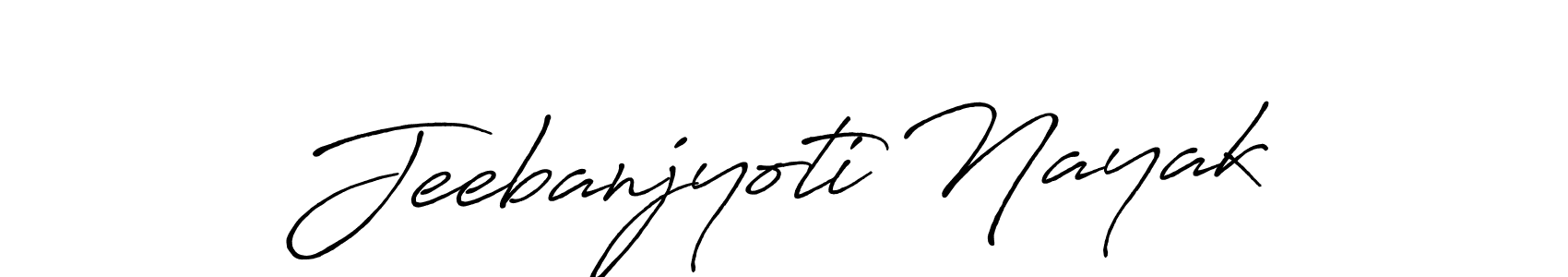 Create a beautiful signature design for name Jeebanjyoti Nayak. With this signature (Antro_Vectra_Bolder) fonts, you can make a handwritten signature for free. Jeebanjyoti Nayak signature style 7 images and pictures png