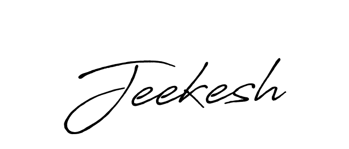 Make a beautiful signature design for name Jeekesh. With this signature (Antro_Vectra_Bolder) style, you can create a handwritten signature for free. Jeekesh signature style 7 images and pictures png