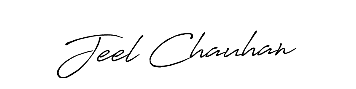 How to Draw Jeel Chauhan signature style? Antro_Vectra_Bolder is a latest design signature styles for name Jeel Chauhan. Jeel Chauhan signature style 7 images and pictures png