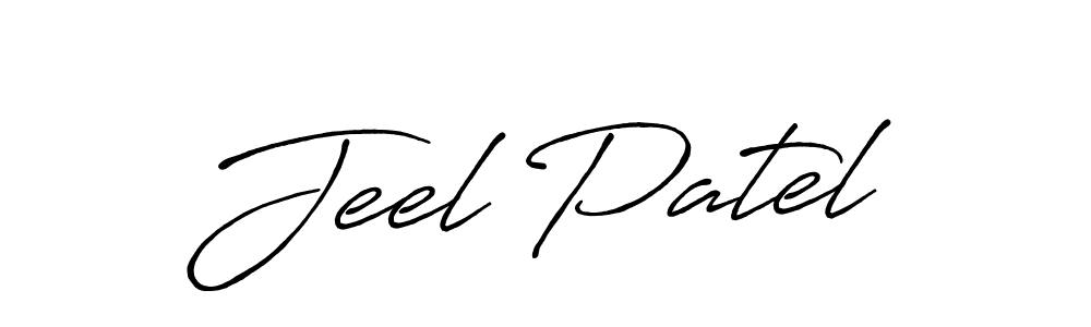 Also we have Jeel Patel name is the best signature style. Create professional handwritten signature collection using Antro_Vectra_Bolder autograph style. Jeel Patel signature style 7 images and pictures png