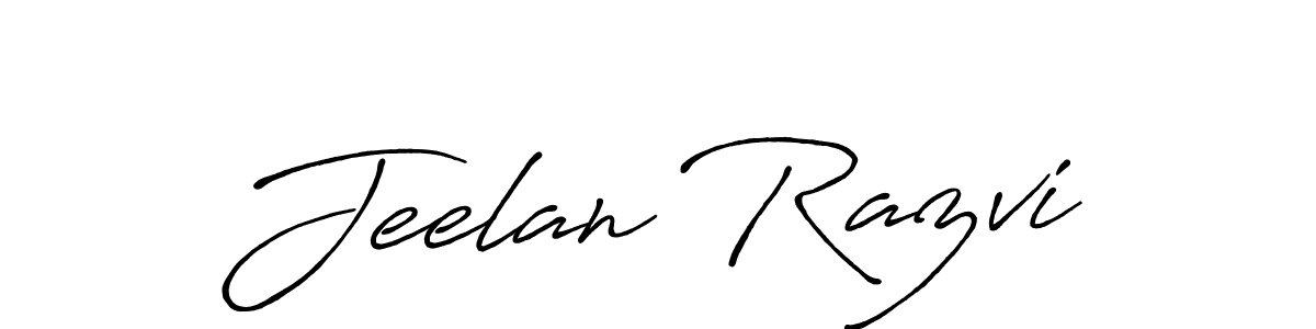 Jeelan Razvi stylish signature style. Best Handwritten Sign (Antro_Vectra_Bolder) for my name. Handwritten Signature Collection Ideas for my name Jeelan Razvi. Jeelan Razvi signature style 7 images and pictures png