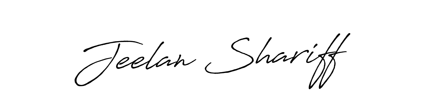 You should practise on your own different ways (Antro_Vectra_Bolder) to write your name (Jeelan Shariff) in signature. don't let someone else do it for you. Jeelan Shariff signature style 7 images and pictures png