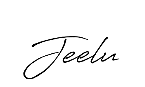 Once you've used our free online signature maker to create your best signature Antro_Vectra_Bolder style, it's time to enjoy all of the benefits that Jeelu name signing documents. Jeelu signature style 7 images and pictures png