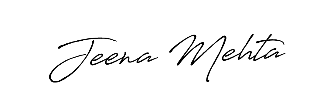 Also You can easily find your signature by using the search form. We will create Jeena Mehta name handwritten signature images for you free of cost using Antro_Vectra_Bolder sign style. Jeena Mehta signature style 7 images and pictures png