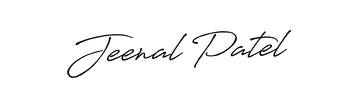 It looks lik you need a new signature style for name Jeenal Patel. Design unique handwritten (Antro_Vectra_Bolder) signature with our free signature maker in just a few clicks. Jeenal Patel signature style 7 images and pictures png