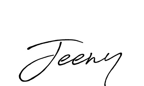 How to make Jeeny name signature. Use Antro_Vectra_Bolder style for creating short signs online. This is the latest handwritten sign. Jeeny signature style 7 images and pictures png