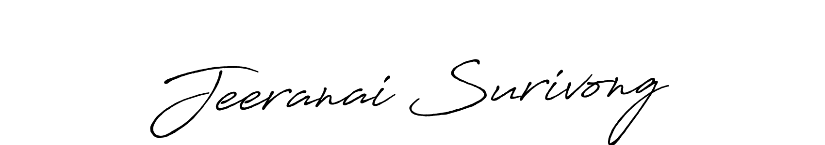 This is the best signature style for the Jeeranai Surivong name. Also you like these signature font (Antro_Vectra_Bolder). Mix name signature. Jeeranai Surivong signature style 7 images and pictures png