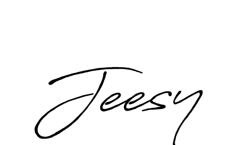 Create a beautiful signature design for name Jeesy. With this signature (Antro_Vectra_Bolder) fonts, you can make a handwritten signature for free. Jeesy signature style 7 images and pictures png