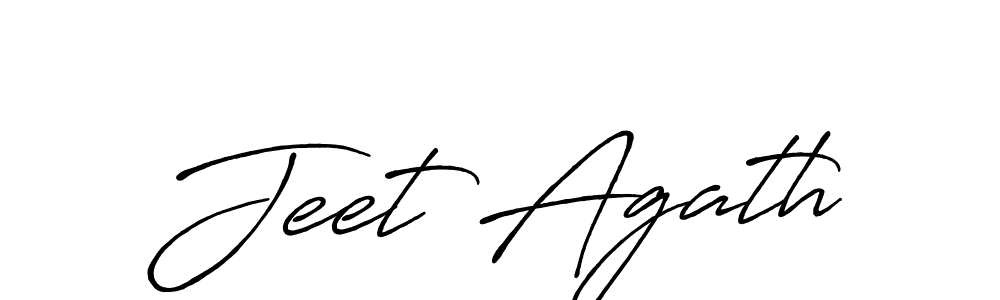 Use a signature maker to create a handwritten signature online. With this signature software, you can design (Antro_Vectra_Bolder) your own signature for name Jeet Agath. Jeet Agath signature style 7 images and pictures png