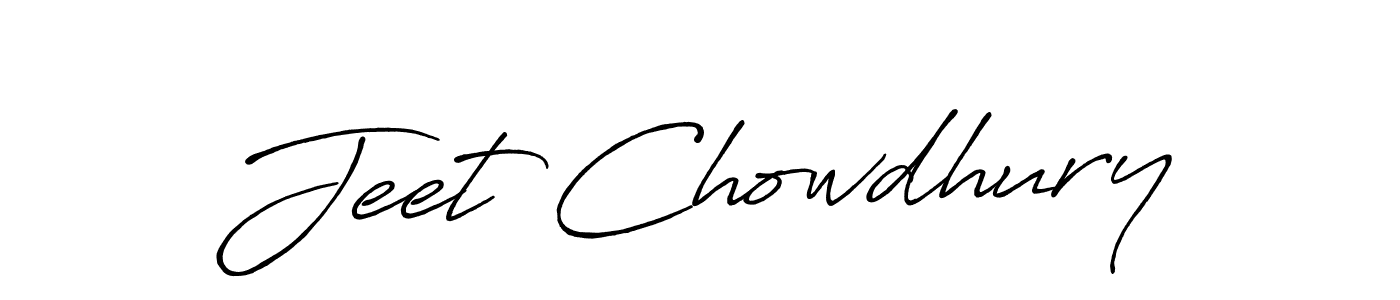 It looks lik you need a new signature style for name Jeet Chowdhury. Design unique handwritten (Antro_Vectra_Bolder) signature with our free signature maker in just a few clicks. Jeet Chowdhury signature style 7 images and pictures png