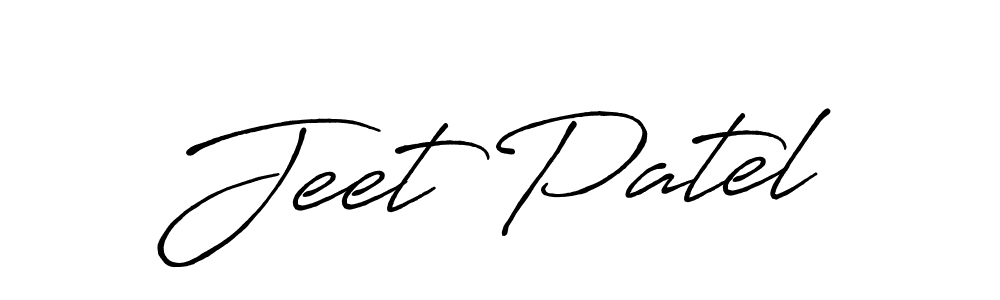 Use a signature maker to create a handwritten signature online. With this signature software, you can design (Antro_Vectra_Bolder) your own signature for name Jeet Patel. Jeet Patel signature style 7 images and pictures png