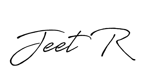 Design your own signature with our free online signature maker. With this signature software, you can create a handwritten (Antro_Vectra_Bolder) signature for name Jeet R. Jeet R signature style 7 images and pictures png