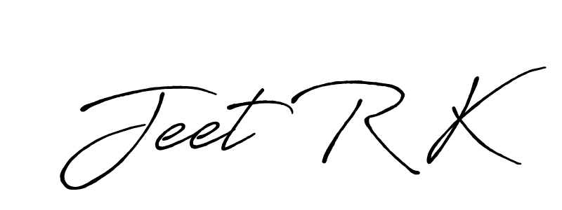 Also You can easily find your signature by using the search form. We will create Jeet R K name handwritten signature images for you free of cost using Antro_Vectra_Bolder sign style. Jeet R K signature style 7 images and pictures png
