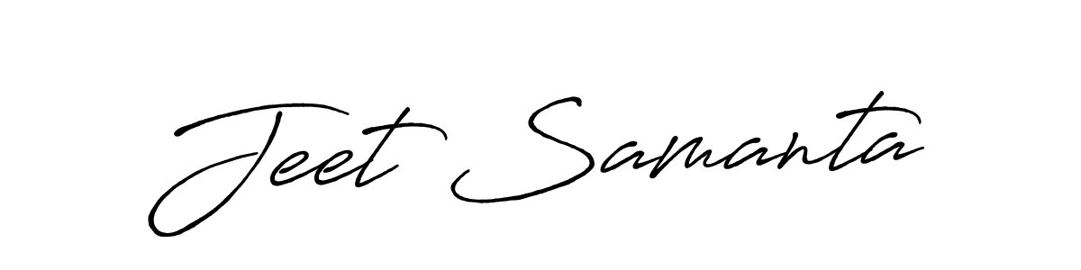 This is the best signature style for the Jeet Samanta name. Also you like these signature font (Antro_Vectra_Bolder). Mix name signature. Jeet Samanta signature style 7 images and pictures png