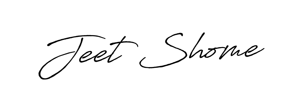 Similarly Antro_Vectra_Bolder is the best handwritten signature design. Signature creator online .You can use it as an online autograph creator for name Jeet Shome. Jeet Shome signature style 7 images and pictures png
