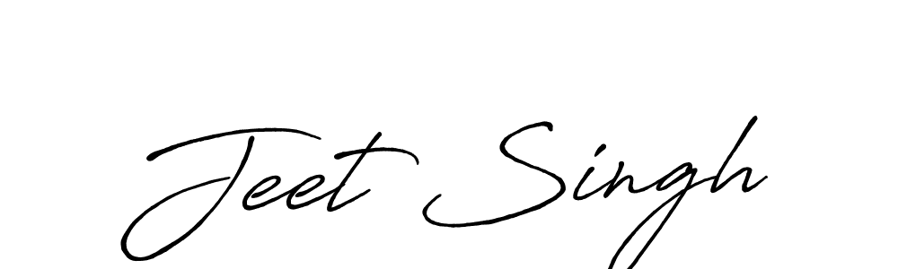 How to make Jeet Singh signature? Antro_Vectra_Bolder is a professional autograph style. Create handwritten signature for Jeet Singh name. Jeet Singh signature style 7 images and pictures png