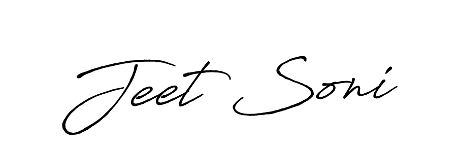Once you've used our free online signature maker to create your best signature Antro_Vectra_Bolder style, it's time to enjoy all of the benefits that Jeet Soni name signing documents. Jeet Soni signature style 7 images and pictures png