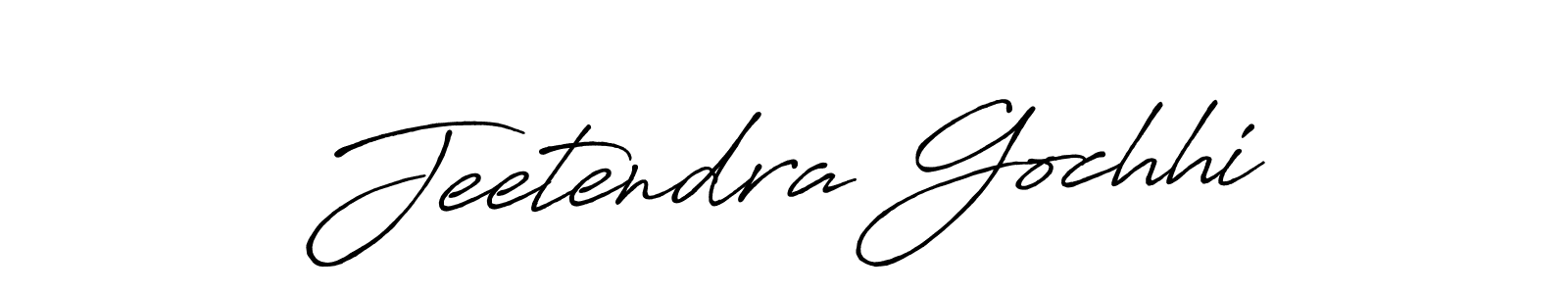 You should practise on your own different ways (Antro_Vectra_Bolder) to write your name (Jeetendra Gochhi) in signature. don't let someone else do it for you. Jeetendra Gochhi signature style 7 images and pictures png