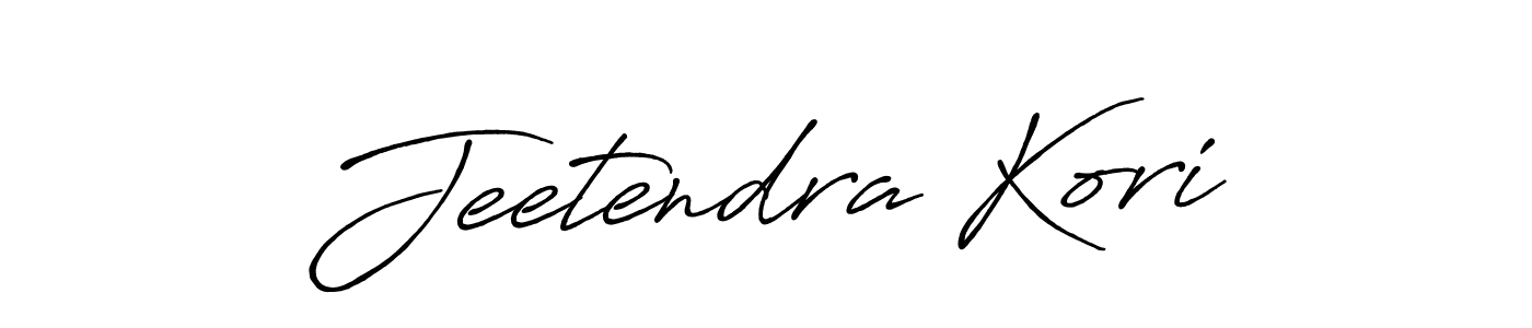Jeetendra Kori stylish signature style. Best Handwritten Sign (Antro_Vectra_Bolder) for my name. Handwritten Signature Collection Ideas for my name Jeetendra Kori. Jeetendra Kori signature style 7 images and pictures png