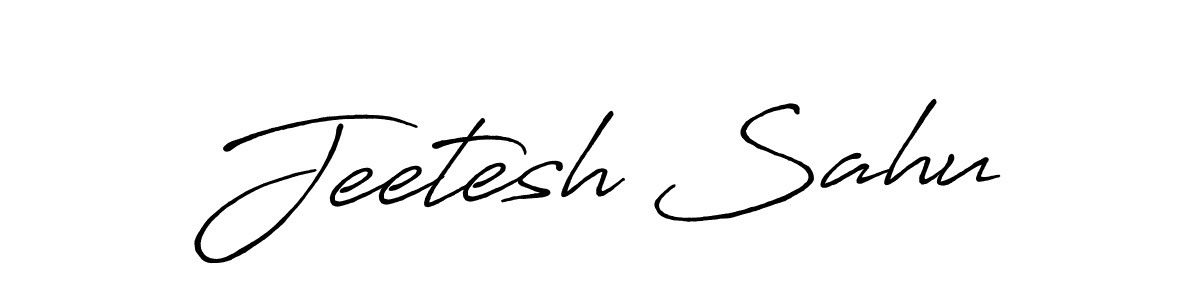 if you are searching for the best signature style for your name Jeetesh Sahu. so please give up your signature search. here we have designed multiple signature styles  using Antro_Vectra_Bolder. Jeetesh Sahu signature style 7 images and pictures png