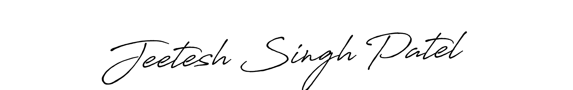 Antro_Vectra_Bolder is a professional signature style that is perfect for those who want to add a touch of class to their signature. It is also a great choice for those who want to make their signature more unique. Get Jeetesh Singh Patel name to fancy signature for free. Jeetesh Singh Patel signature style 7 images and pictures png