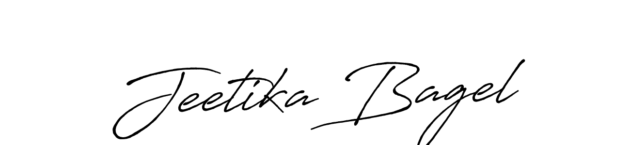 It looks lik you need a new signature style for name Jeetika Bagel. Design unique handwritten (Antro_Vectra_Bolder) signature with our free signature maker in just a few clicks. Jeetika Bagel signature style 7 images and pictures png