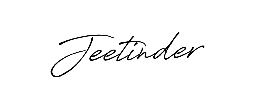 Design your own signature with our free online signature maker. With this signature software, you can create a handwritten (Antro_Vectra_Bolder) signature for name Jeetinder. Jeetinder signature style 7 images and pictures png
