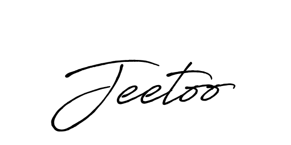 How to make Jeetoo signature? Antro_Vectra_Bolder is a professional autograph style. Create handwritten signature for Jeetoo name. Jeetoo signature style 7 images and pictures png