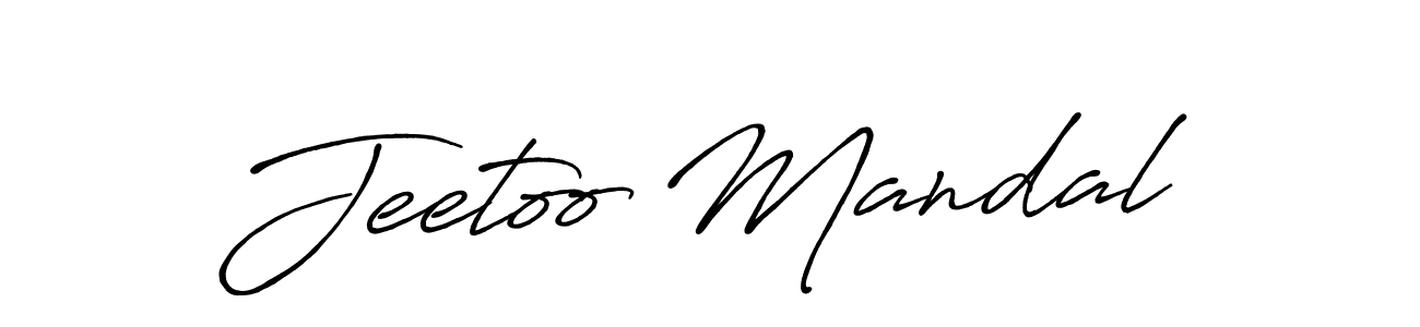 Make a beautiful signature design for name Jeetoo Mandal. Use this online signature maker to create a handwritten signature for free. Jeetoo Mandal signature style 7 images and pictures png