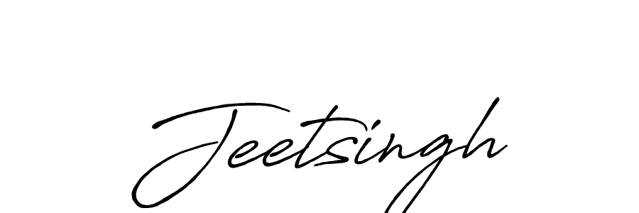 Jeetsingh stylish signature style. Best Handwritten Sign (Antro_Vectra_Bolder) for my name. Handwritten Signature Collection Ideas for my name Jeetsingh. Jeetsingh signature style 7 images and pictures png