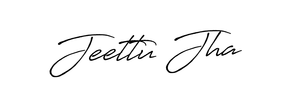 You should practise on your own different ways (Antro_Vectra_Bolder) to write your name (Jeettu Jha) in signature. don't let someone else do it for you. Jeettu Jha signature style 7 images and pictures png