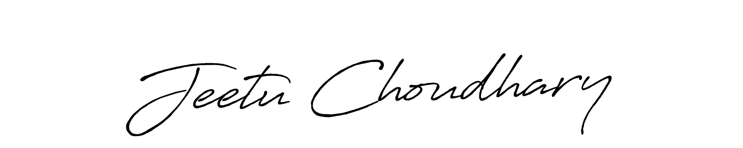 Similarly Antro_Vectra_Bolder is the best handwritten signature design. Signature creator online .You can use it as an online autograph creator for name Jeetu Choudhary. Jeetu Choudhary signature style 7 images and pictures png