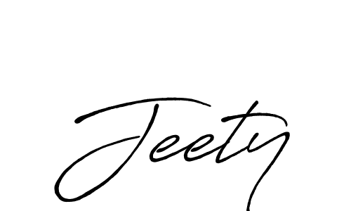 Jeety stylish signature style. Best Handwritten Sign (Antro_Vectra_Bolder) for my name. Handwritten Signature Collection Ideas for my name Jeety. Jeety signature style 7 images and pictures png