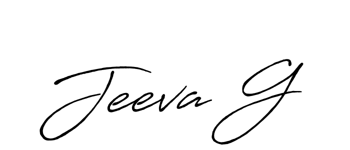 You should practise on your own different ways (Antro_Vectra_Bolder) to write your name (Jeeva G) in signature. don't let someone else do it for you. Jeeva G signature style 7 images and pictures png