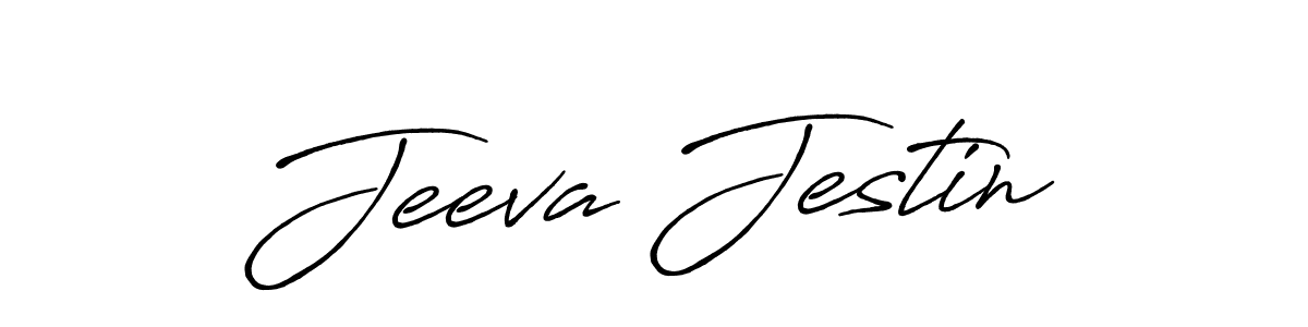 Also You can easily find your signature by using the search form. We will create Jeeva Jestin name handwritten signature images for you free of cost using Antro_Vectra_Bolder sign style. Jeeva Jestin signature style 7 images and pictures png