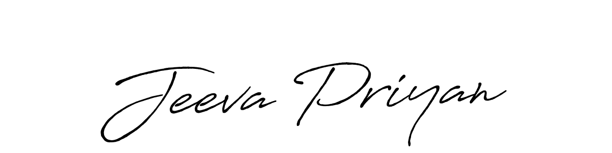It looks lik you need a new signature style for name Jeeva Priyan. Design unique handwritten (Antro_Vectra_Bolder) signature with our free signature maker in just a few clicks. Jeeva Priyan signature style 7 images and pictures png