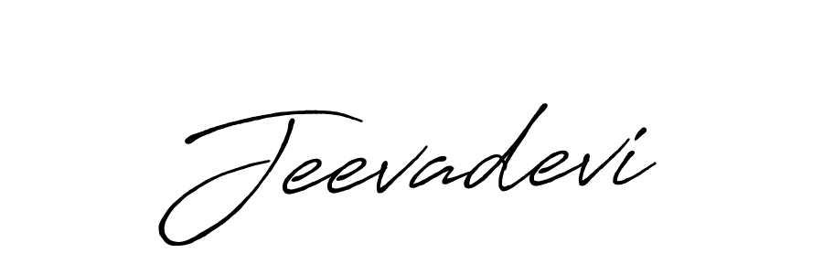 Design your own signature with our free online signature maker. With this signature software, you can create a handwritten (Antro_Vectra_Bolder) signature for name Jeevadevi. Jeevadevi signature style 7 images and pictures png