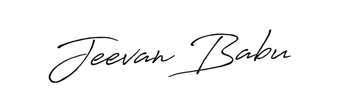 It looks lik you need a new signature style for name Jeevan Babu. Design unique handwritten (Antro_Vectra_Bolder) signature with our free signature maker in just a few clicks. Jeevan Babu signature style 7 images and pictures png