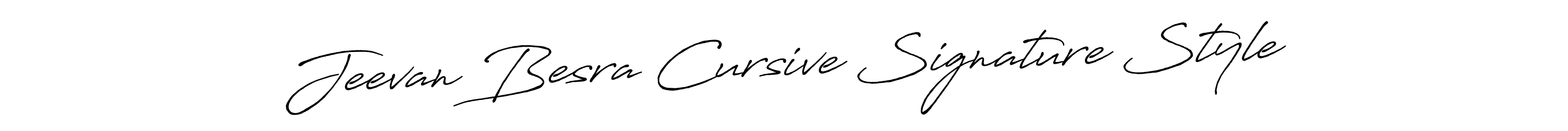 Create a beautiful signature design for name Jeevan Besra Cursive Signature Style. With this signature (Antro_Vectra_Bolder) fonts, you can make a handwritten signature for free. Jeevan Besra Cursive Signature Style signature style 7 images and pictures png