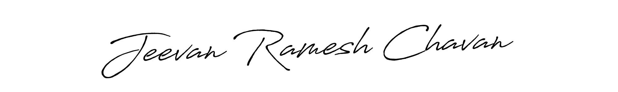 How to make Jeevan Ramesh Chavan signature? Antro_Vectra_Bolder is a professional autograph style. Create handwritten signature for Jeevan Ramesh Chavan name. Jeevan Ramesh Chavan signature style 7 images and pictures png