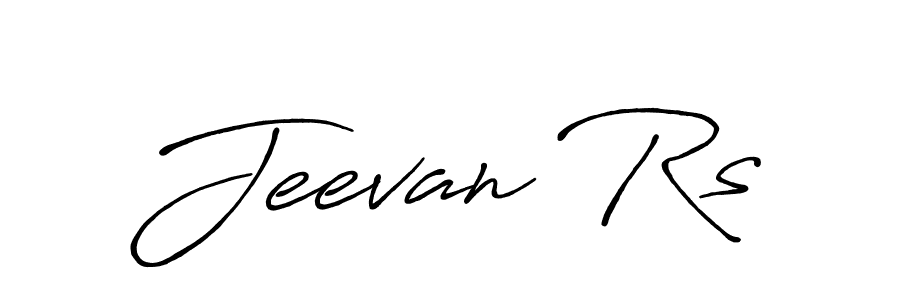 Also we have Jeevan Rs name is the best signature style. Create professional handwritten signature collection using Antro_Vectra_Bolder autograph style. Jeevan Rs signature style 7 images and pictures png