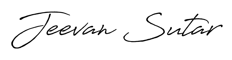 Elevate your brand with a stunning Jeevan Sutar eSignature. The Antro_Vectra_Bolder style provides a balanced, flowing aesthetic for everyday signing. Jeevan Sutar signature style 7 images and pictures png