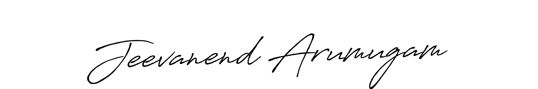 Also You can easily find your signature by using the search form. We will create Jeevanend Arumugam name handwritten signature images for you free of cost using Antro_Vectra_Bolder sign style. Jeevanend Arumugam signature style 7 images and pictures png