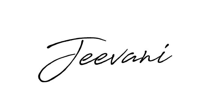 if you are searching for the best signature style for your name Jeevani. so please give up your signature search. here we have designed multiple signature styles  using Antro_Vectra_Bolder. Jeevani signature style 7 images and pictures png