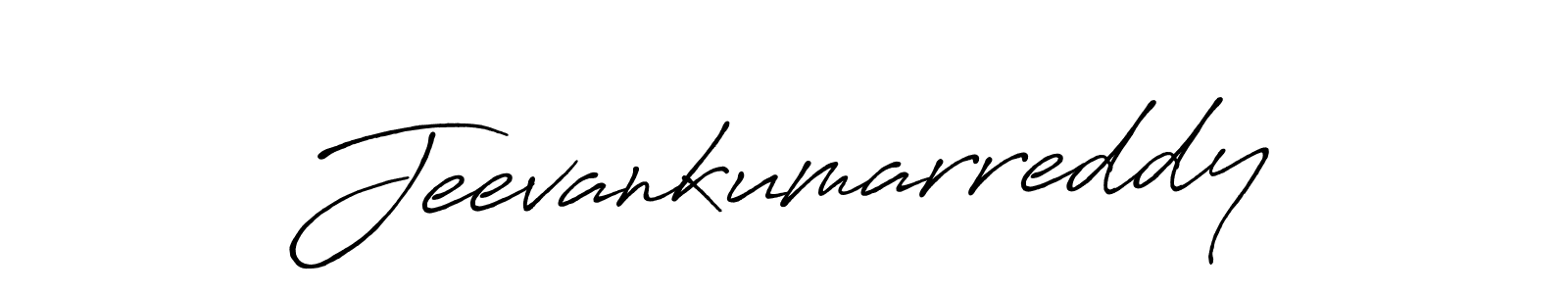 Create a beautiful signature design for name Jeevankumarreddy. With this signature (Antro_Vectra_Bolder) fonts, you can make a handwritten signature for free. Jeevankumarreddy signature style 7 images and pictures png