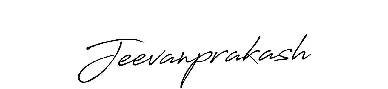 How to make Jeevanprakash name signature. Use Antro_Vectra_Bolder style for creating short signs online. This is the latest handwritten sign. Jeevanprakash signature style 7 images and pictures png