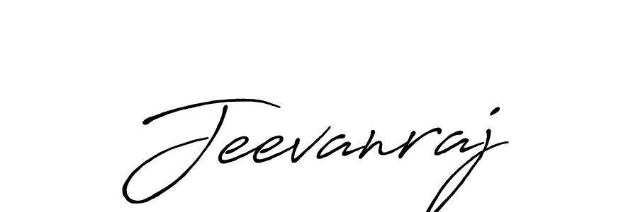 How to make Jeevanraj name signature. Use Antro_Vectra_Bolder style for creating short signs online. This is the latest handwritten sign. Jeevanraj signature style 7 images and pictures png