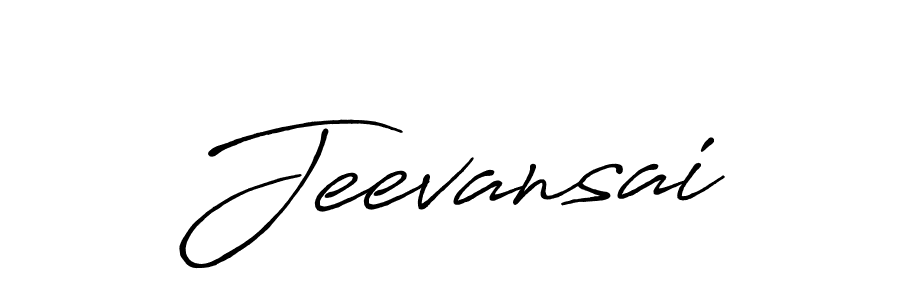 Use a signature maker to create a handwritten signature online. With this signature software, you can design (Antro_Vectra_Bolder) your own signature for name Jeevansai. Jeevansai signature style 7 images and pictures png